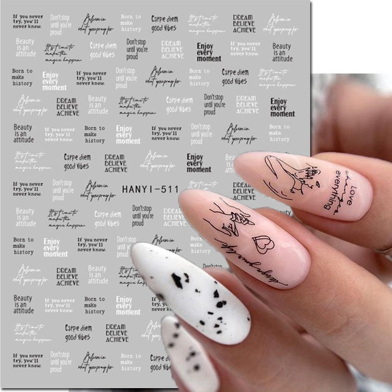 Nail Art Valentines Day - 3d Nail Art Çıkartmaları Sevgililer Günü
