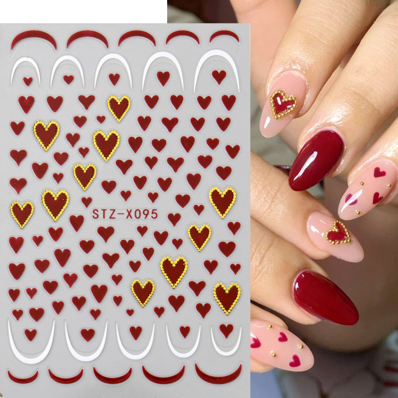 2 adet Mini Aşk Kalp Nail Art  - Nail Art Valentines Day incelemesi ve fiyatı