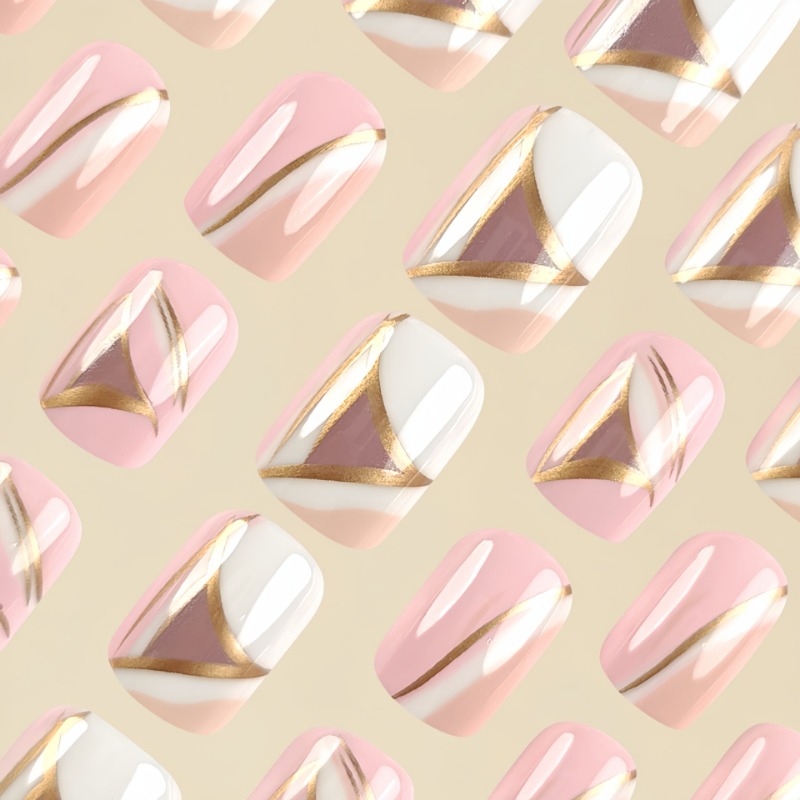 24 adet/takım sevimli tatlı kı - Nail Art Press On incelemesi ve fiyatı