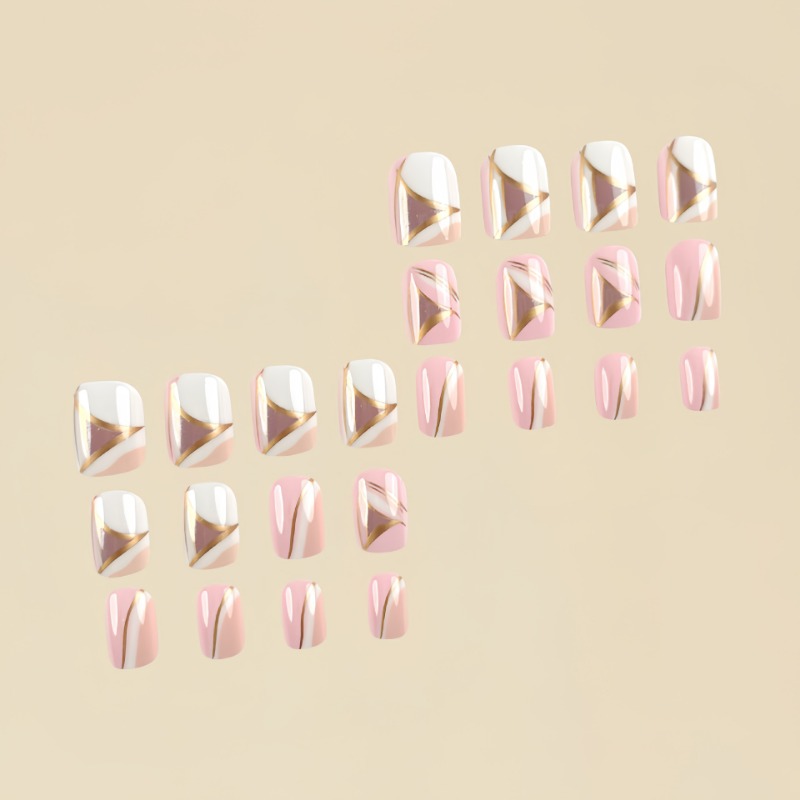 24 adet/takım sevimli tatlı kı - Nail Art Press On incelemesi ve fiyatı