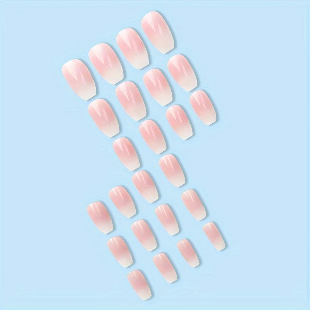 24'lü Parlak Kısa Tabut Şeklin - Nail Art Pink incelemesi ve fiyatı