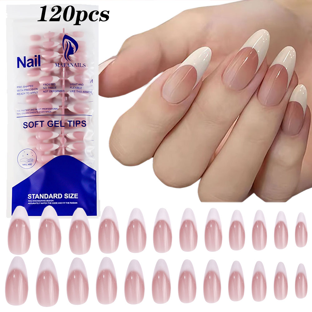 120 adet Pembe Orta Badem Fran - Nail Art Press On incelemesi ve fiyatı
