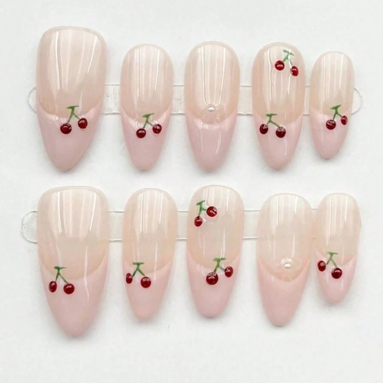 10 adet Orta Boy Badem Rengi P - Nail Art Pink incelemesi ve fiyatı