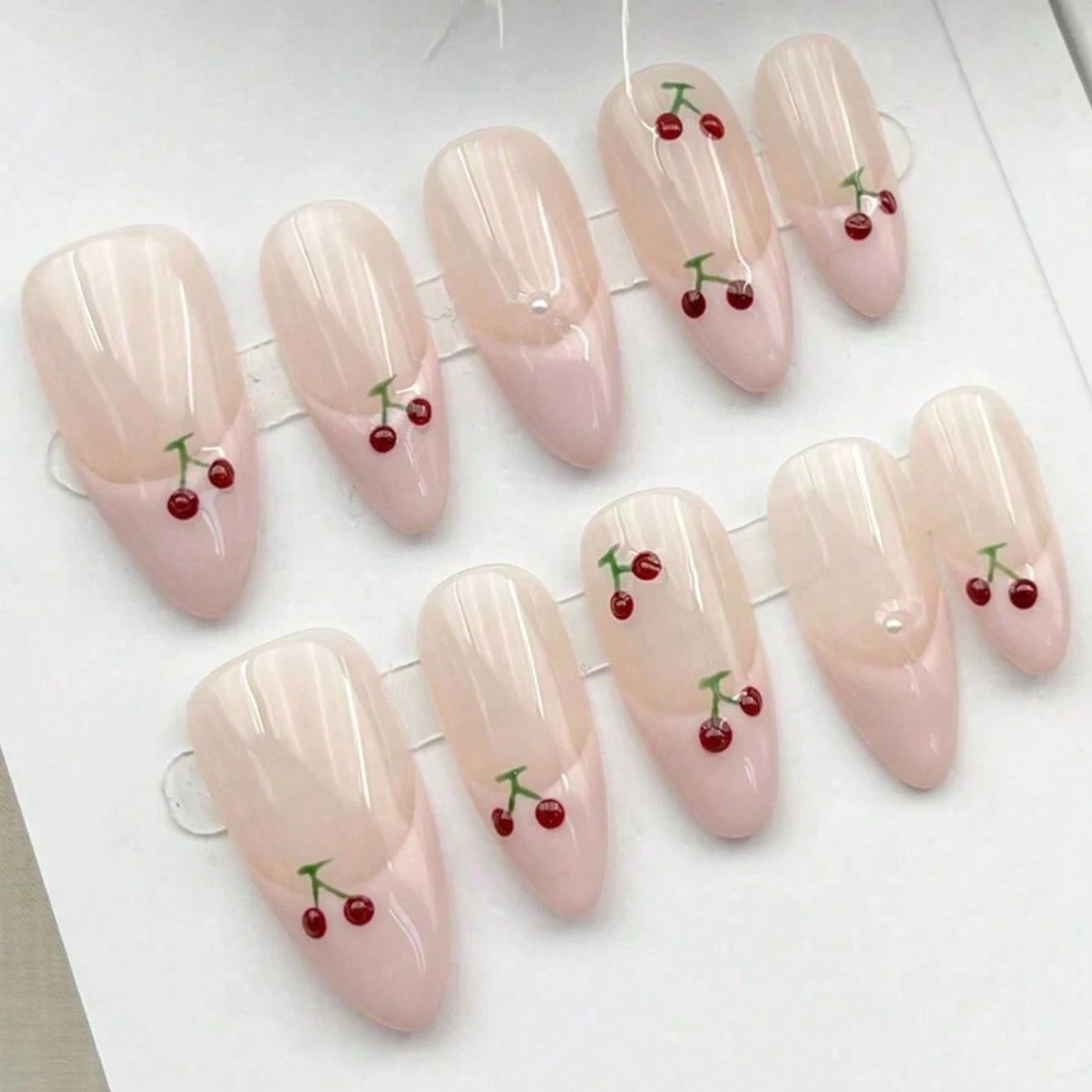 10 adet Orta Boy Badem Rengi P - Nail Art Pink incelemesi ve fiyatı