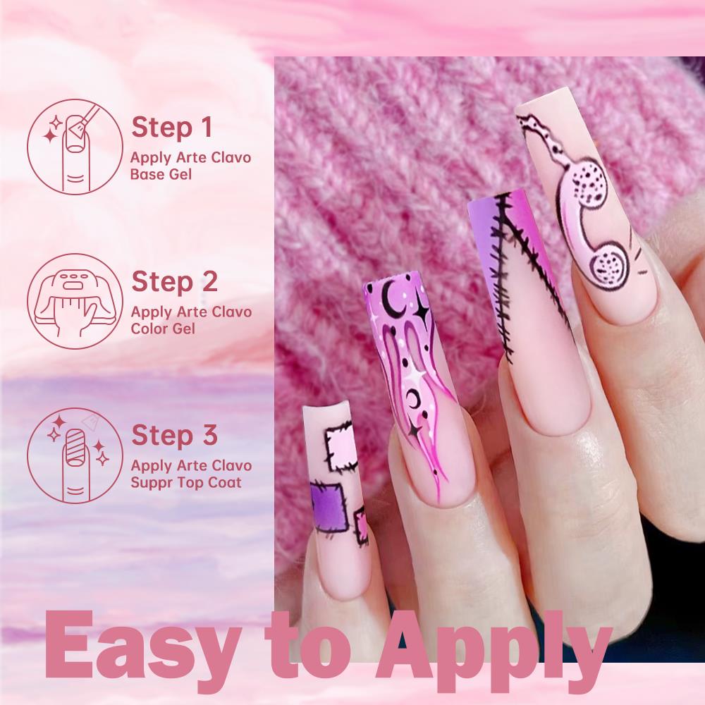 Arte Clavo Turuncu Sarı Serisi - Nail Art Orange incelemesi ve fiyatı