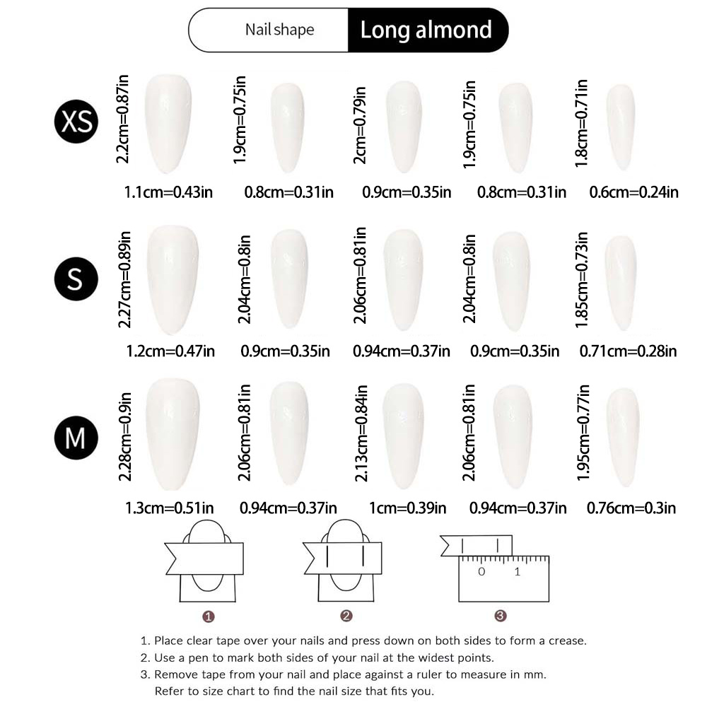 10 adet, el yapımı, açık mavi  - Nail Art Press On incelemesi ve fiyatı