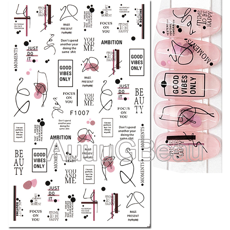 3d Nail Art Çıkartmaları Sevgi - Nail Art Valentines Day incelemesi ve fiyatı