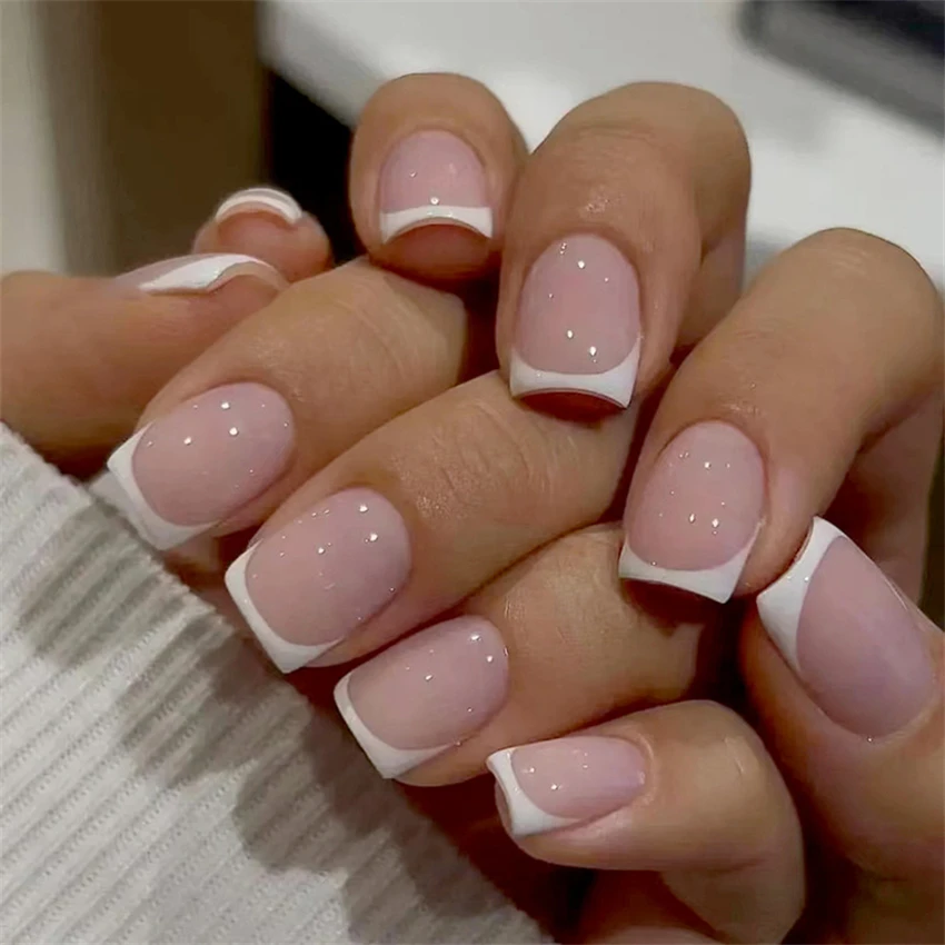 24 adet/takım Kısa Fransız Min - Nail Art Pink incelemesi ve fiyatı