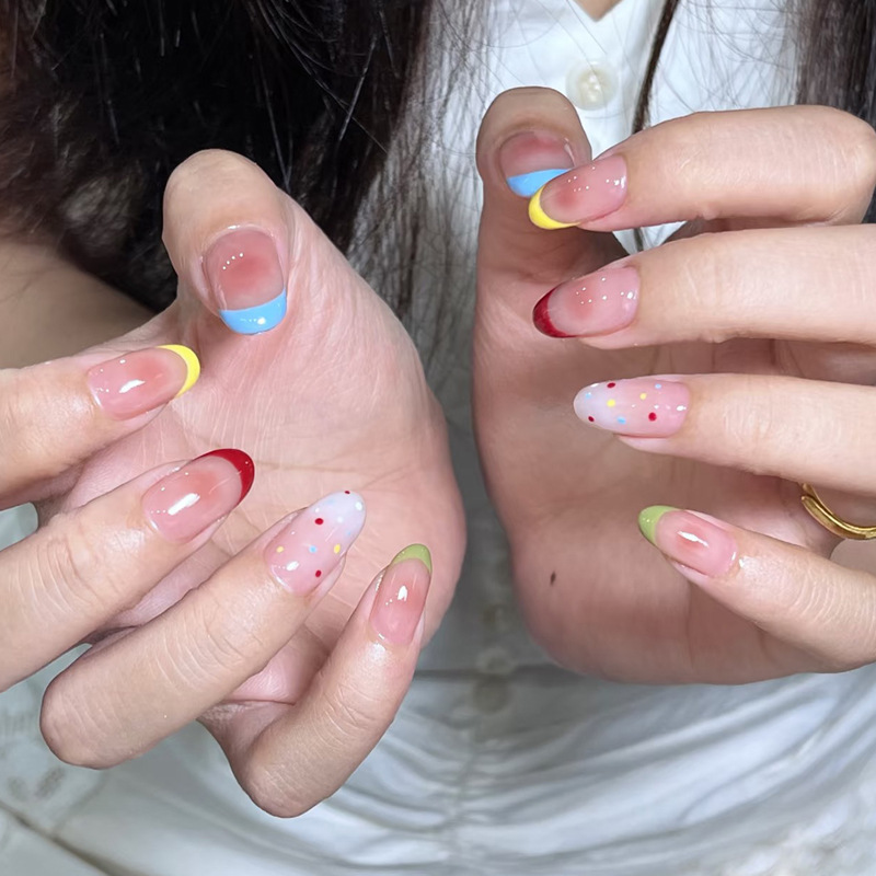 24 Adet Badem Şeklinde Takma T - Nail Art Pink incelemesi ve fiyatı