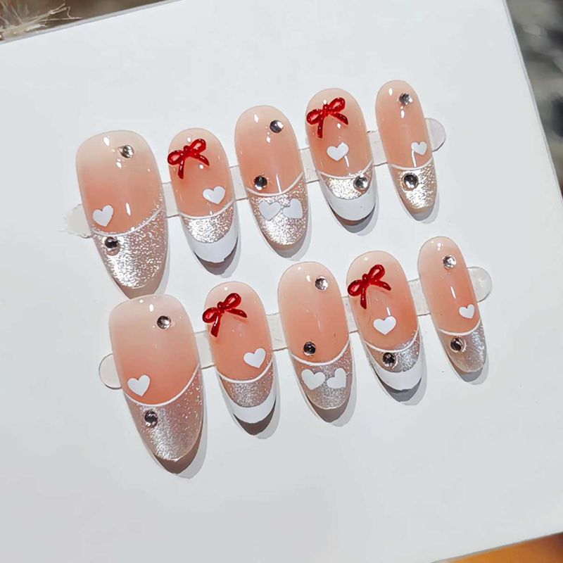 10 Adet Fransız Tatlı Havalı S - Nail Art Press On incelemesi ve fiyatı