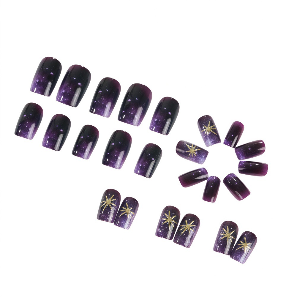 Kısa orta boy takma tırnaklar, - Nail Art Press On incelemesi ve fiyatı