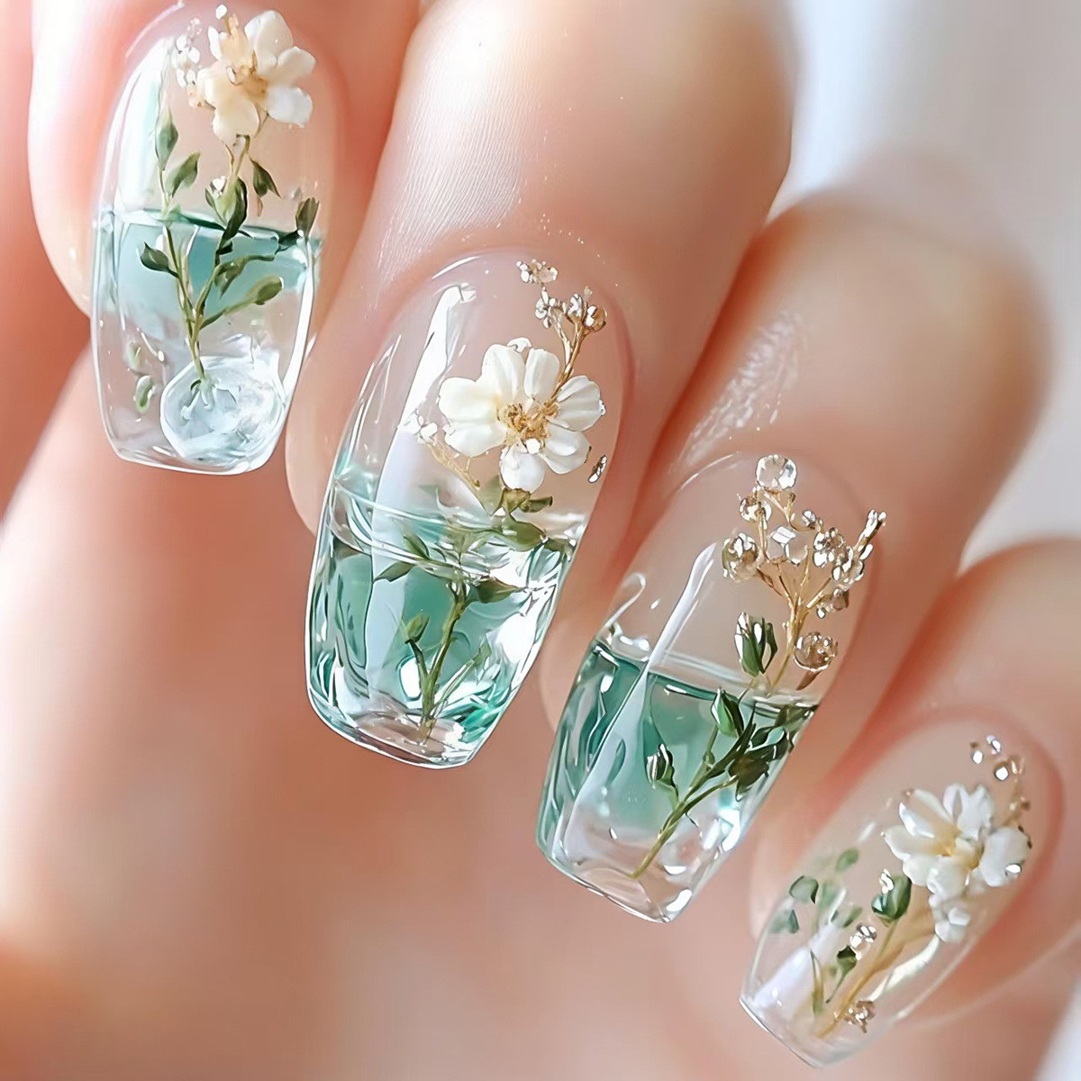 Kadınlar ve kızlar için orta b - Nail Art Press On incelemesi ve fiyatı