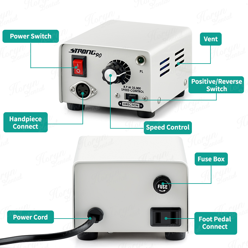 65 W Güçlü 90 Mikromotor 102L/ - Nail Drill Machine incelemesi ve fiyatı